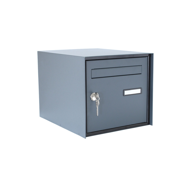 Boîte aux lettres en aluminium BAL agréée PTT 2 portes Groupe de teinte g1