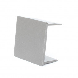Gamme ECO - Bouchon de fermeture aluminium de poteau intermédiaire 50 x 50 mm