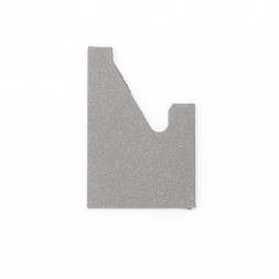 Gamme ECO - Entretoise de finition en aluminium pour lames persiennes droites 130 mm