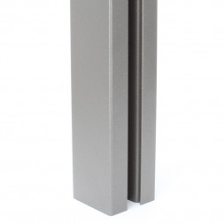 Gamme ECO - Poteau intermédiaire de clôture aluminium - 50x50 mm