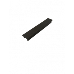 Bouchon alu à clipser pour tube rectangle 120*20*2 mm